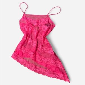 Asymmetrical Victoria secret lace top size L